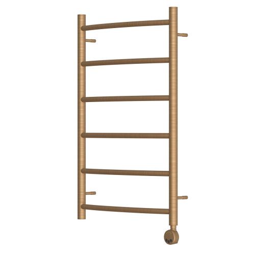 Полотенцесушитель электрический Point Афина PN04158BRE 55х85 бронза - фото 5