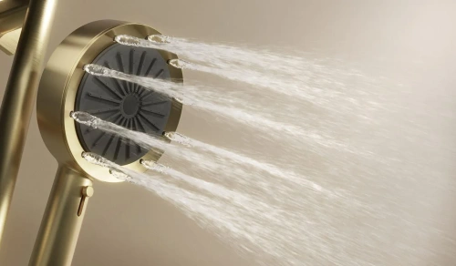 Душевая система Arrow ARQ14H889CG встраиваемая в стену цвет золото с термостатом - фото 4