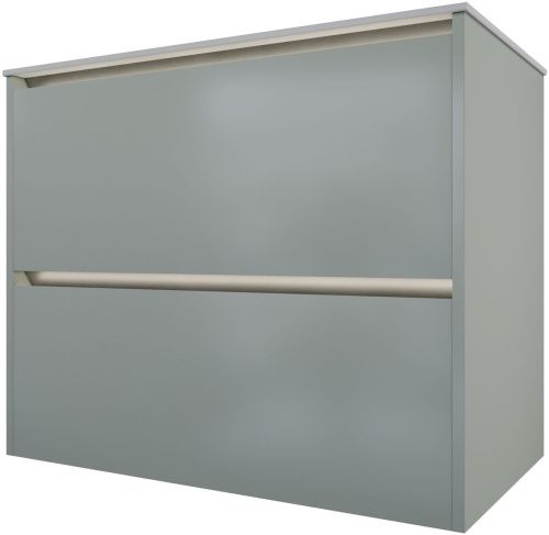 Тумба под раковину Allen Brau Activity 1.34012.PWM 80х50 подвесная цвет зеленый - фото 2