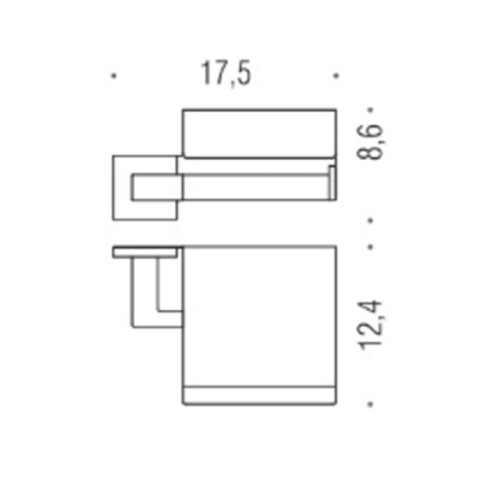 Бумагодержатель Colombo Basic B3791.CR - фото 2