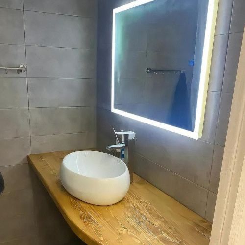 Смеситель Haiba HB803 HB11803 на раковину нержавеющая сталь - фото 3