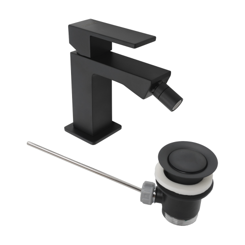 Смеситель Mariani Rebel A14493RE12 на биде черный - фото 2