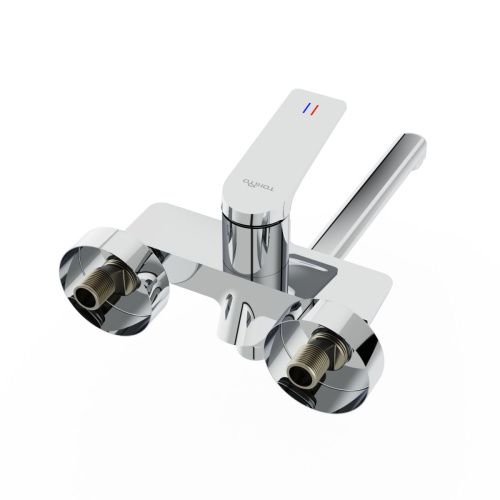 Смеситель для ванны Tokito MITSUISHI TOK-MIT-1015 настенный хром - фото 3