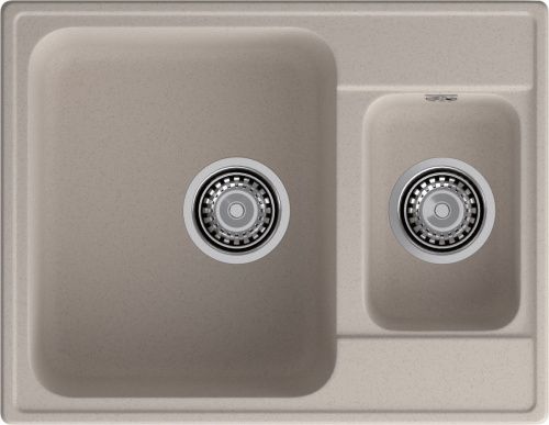 Кухонная мойка Granfest Quarz 09 песочный 60х50 цвет бежевый поверхность матовая