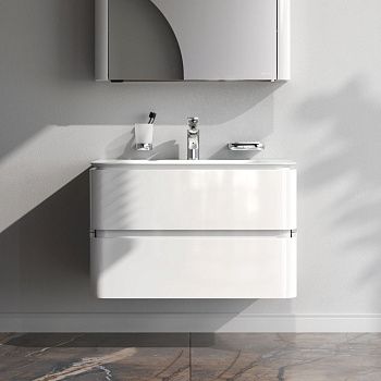 Тумба под раковину Am.Pm Sensation M30FHX0802WG 80х50 подвесная цвет белый