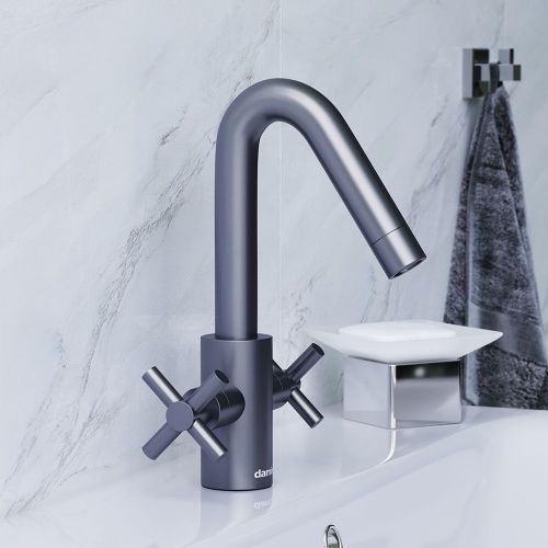 Смеситель Damixa Neo Classic 270210000 на раковину графит - фото 3