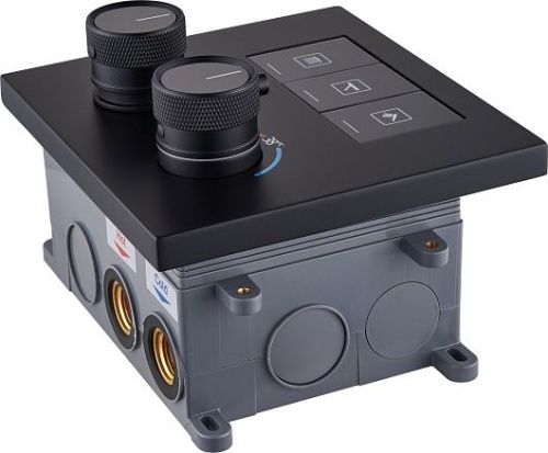 Душевая система ALMAes Nemi TVZ-8811 встраиваемая в стену цвет черный - фото 2