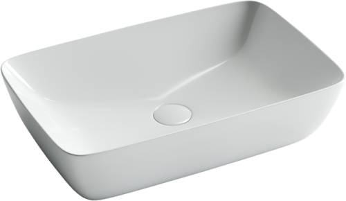 Раковина из сантехнического фарфора Ceramica Nova FORM CN2003 60х40 накладная цвет белый - фото 2
