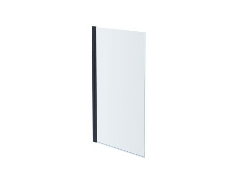 Душевая шторка на ванну Aquatek ДЕЛЬТА AQ DEL SBA 08015BL 80х150 стекло прозрачное профиль черный ориентация универсальная