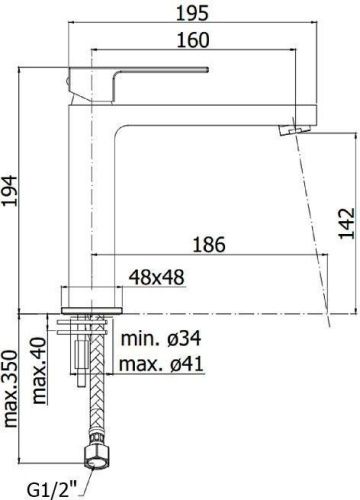 Смеситель Paffoni Elle EL074CR на раковину хром - фото 2