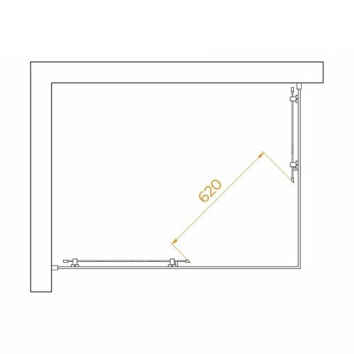 Душевой уголок RGW Passage 3508104092-11 120х90 стекло прозрачное профиль хром без поддона - фото 2