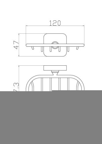 Мыльница с держателем Wonzon & Woghand Still WW-6624 - фото 2