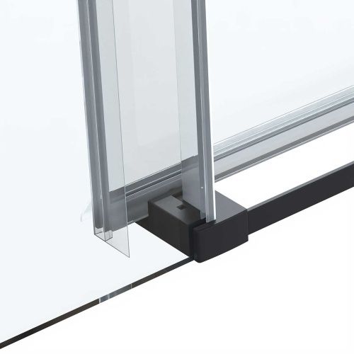 Душевая дверь Vincea Como Soft VDS-1CS130CLB 130х195 стекло прозрачное профиль черный - фото 4