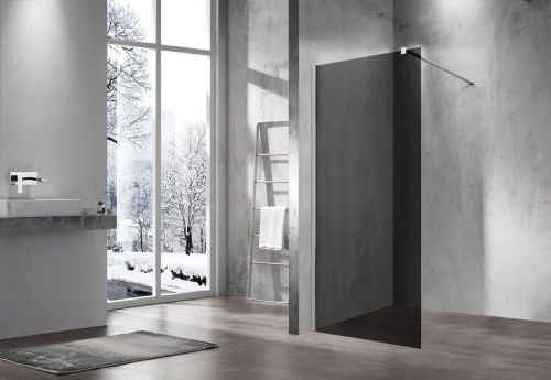 Душевая перегородка Vincea Walk in VSW-1H110CG 110х200 стекло тонированное профиль хром - фото 2