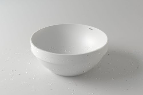 Раковина из искусственного камня Holbi CAPELLA 1.02.021.11.1 40х40 полувстраиваемая цвет белый