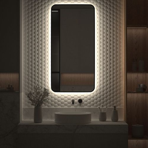 Зеркало с подсветкой Defesto AURA DF 2968R 60х120 подвесное - фото 5