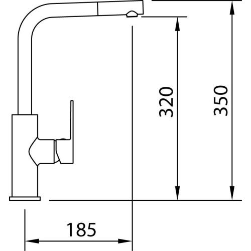 Смеситель для кухни Clever Artic Xtreme 99108 на мойку хром - фото 2