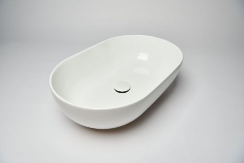 Раковина из сантехнического фарфора Galassia Dream 7308 60х40 накладная цвет белый - фото 5