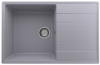 Кухонная мойка Ulgran Quartz Prima 780-05 80х50 цвет серый поверхность матовая