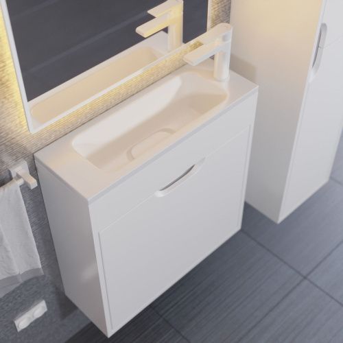 Тумба с раковиной Uperwood UPD Modul 393020546 60х20 цвет белый - фото 5