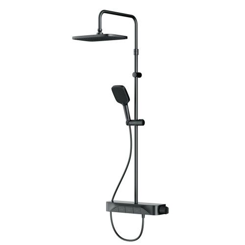 Душевая стойка Am.Pm Func F078F222 настенная цвет черный с термостатом - фото 2