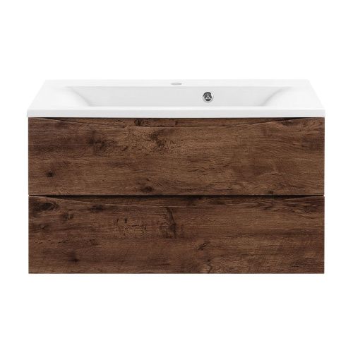 Тумба под раковину Vincea Mia VMC-2MA900RW 90х50 подвесная цвет коричневый - фото 3