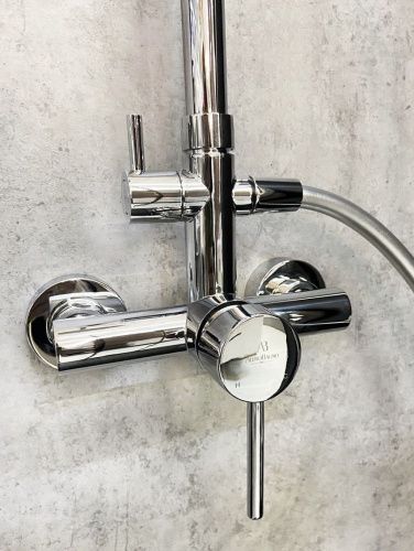 Душевая стойка AltroBagno Intento AltroBagnoIntento030104Cr настенная цвет хром - фото 3