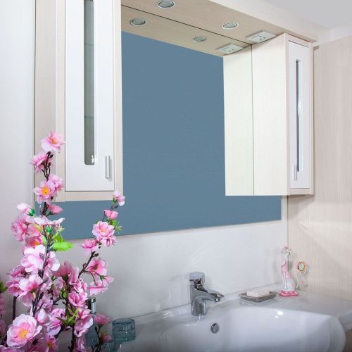 Зеркало-шкаф Бриклаер Бали 4627125411984 120х80 подвесной цвет белый/бежевый - фото 5