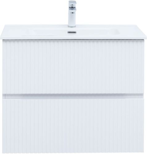 Тумба под раковину Aquanet Джейн 00313286 80х40 подвесная цвет белый - фото 3