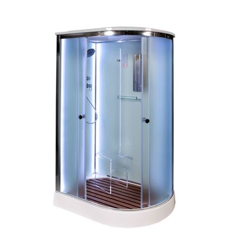 Душевая кабина AvaCan D102SLLED 120х80 асимметричная с крышей ориентация левая - фото 3