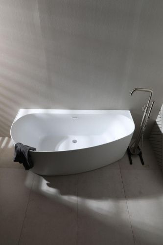 Ванна акриловая Allen Brau Priority 2.31005.20B 160х80 пристенная асимметричная с ножками - фото 5