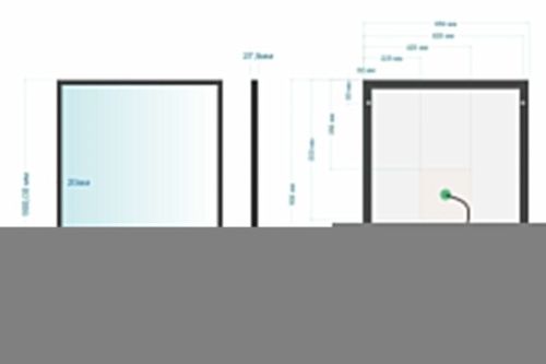 Зеркало с подсветкой Abber AG6110SC-0.65 70х90 - фото 3