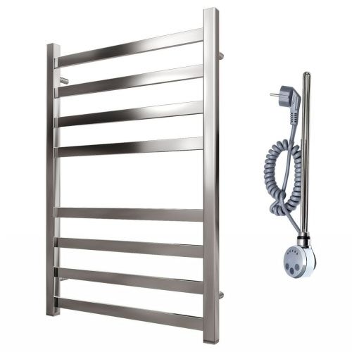 Полотенцесушитель электрический Point Меркурий PN83158E 55х85 хром - фото 4