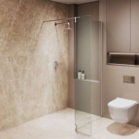 Душевая перегородка RGW Walk In 351005123-11 120х195 стекло прозрачное профиль хром