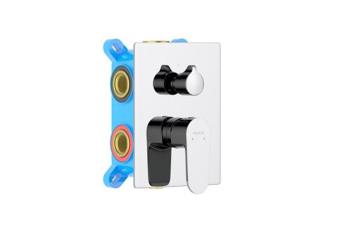 Смеситель для ванны Aquatek ОБЕРОН AQ1247CR встраиваемый в стену хром - фото 2