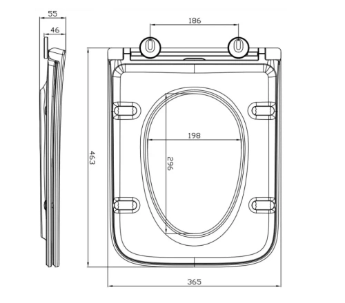 Крышка сиденье Arrow PG024-HUA - фото 2