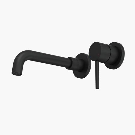 Смеситель для раковины Berges VENTAS 76012 встраиваемый в стену черный