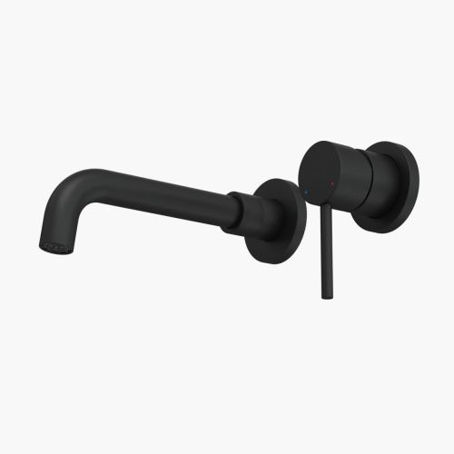 Смеситель для раковины Berges VENTAS 76012 встраиваемый в стену черный - фото 3