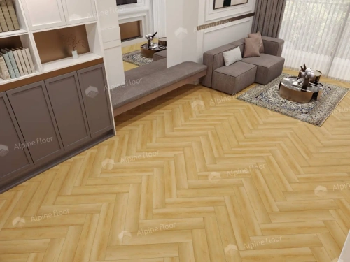 SPC ламинат Alpine Floor Parquet Light ECO 13-29 MC Дуб Батейн толщина 0.4 см 43 класс 600х125 - фото 4