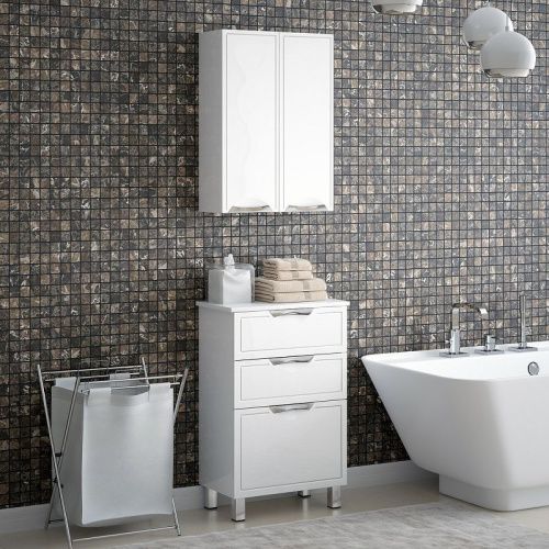 Комод Corozo Монро SD-00000781 50х30 напольный цвет белый - фото 3