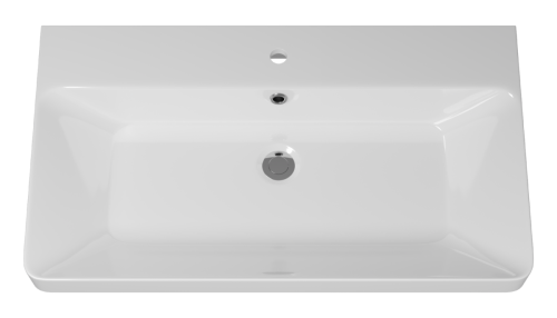 Раковина мебельная керамическая Dreja Luxury 80 11080-KL 80х50 накладная цвет белый - фото 2