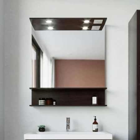 Зеркало с подсветкой Бриклаер Чили 4627125415067 80х90 подвесное