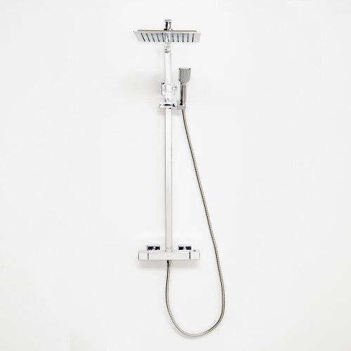 Душевая стойка Clever SAONA SLIM 61013 настенная цвет хром - фото 3