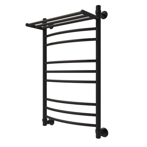 Полотенцесушитель водяной Veconi Nemi-B N8050B-B 50х80 черный