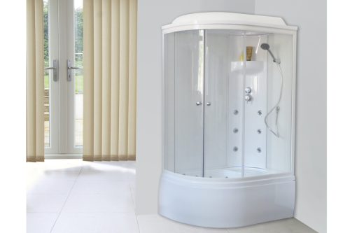 Душевая кабина Royal Bath ВК RB8120BK3-WT-R 120х80 асимметричная с крышей ориентация правая - фото 2