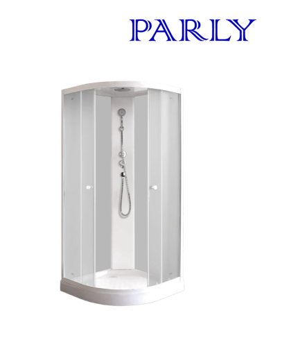 Душевая кабина Parly Effect EF831 80х80 четверть круга с крышей ориентация универсальная - фото 2