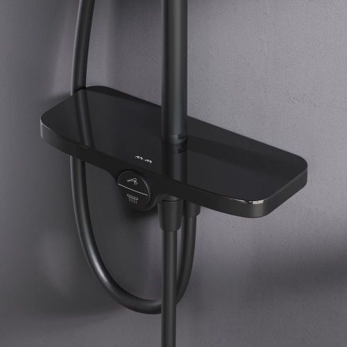 Душевая стойка Am.Pm Like F0780222 настенная цвет черный - фото 4