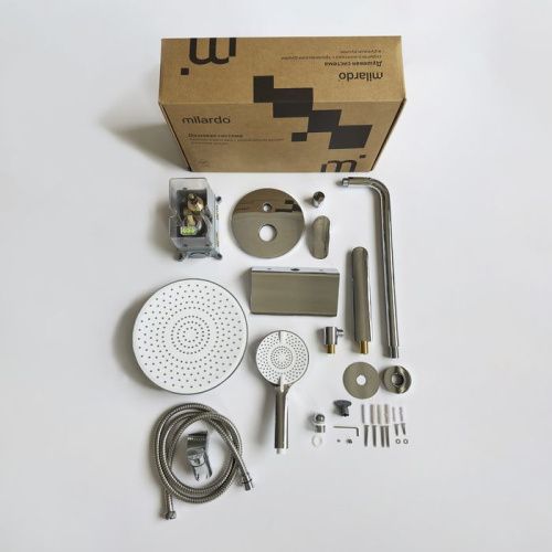 Душевая система Milardo Rora RORSB03M68 встраиваемая в стену цвет хром - фото 5