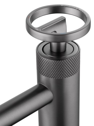 Смеситель Wonzon & Woghand WW-H1065-BGG на раковину серый - фото 4