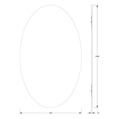 Зеркало Evoform Primary BY 0035 60х100 подвесное - фото 2